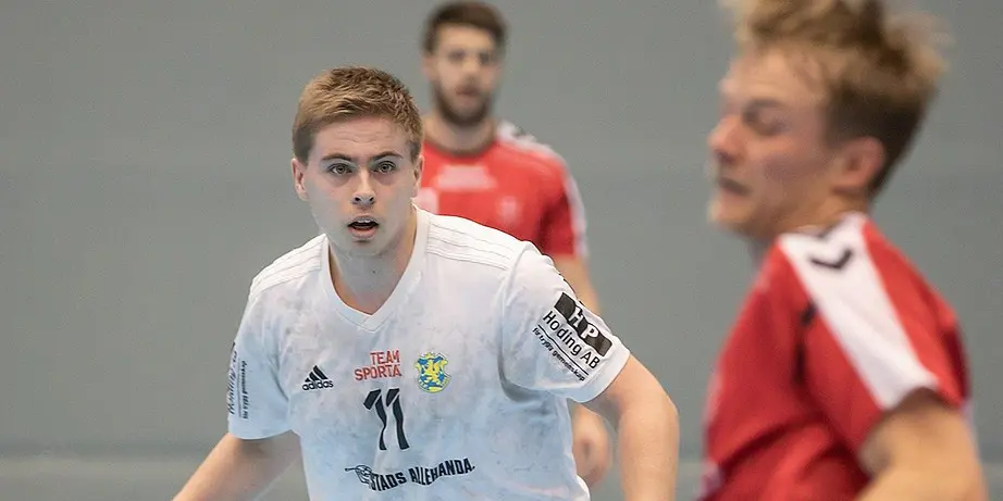Bild: Albin Broman blev vår främste målskytt (Foto: Jeanette Lindeskog)