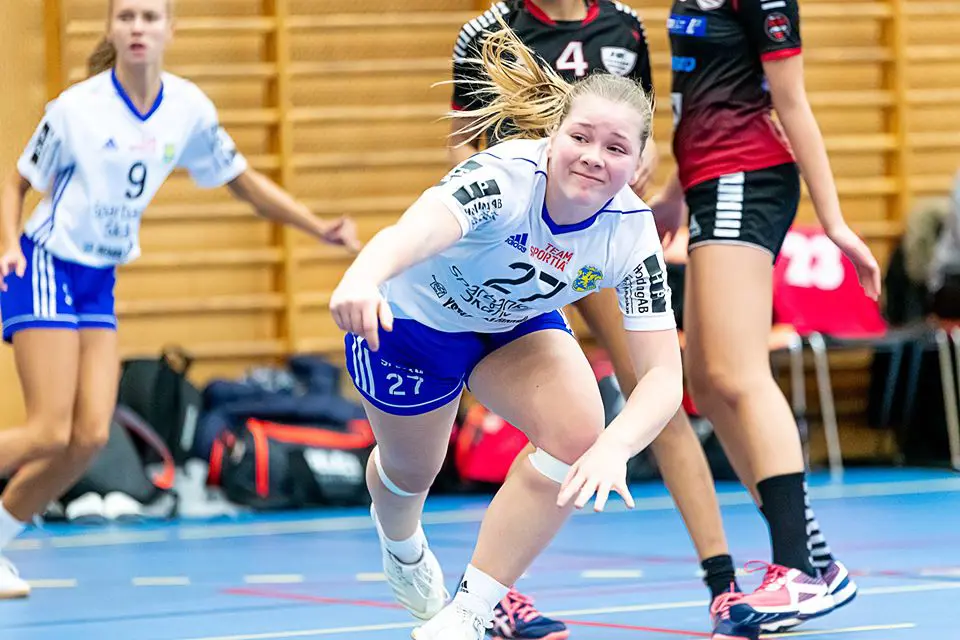 Foto: Engla Erlandsson flög fram mot mål i matchen mot HK Malmö