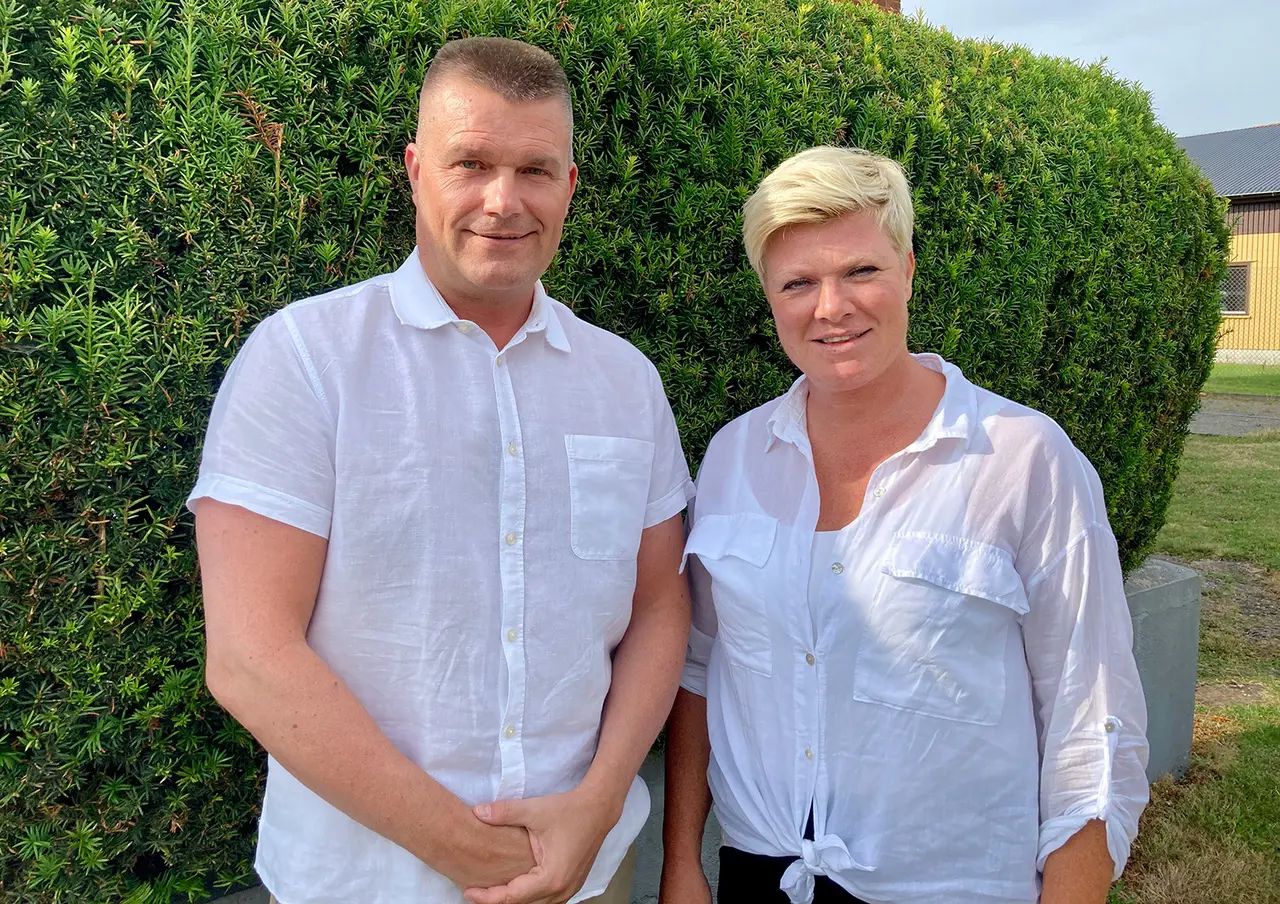 Björn Rosspher och Angelica Erlandsson