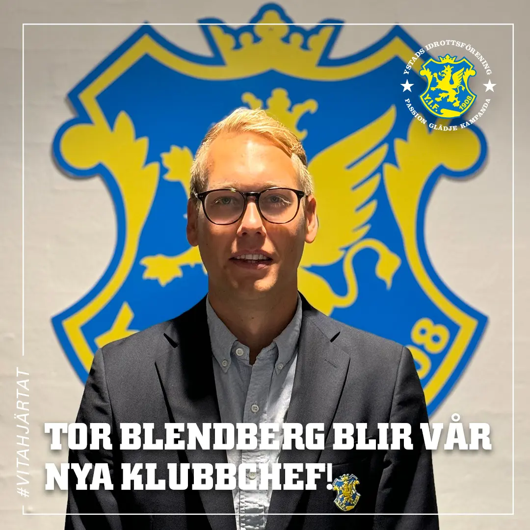 Tillträdande klubbchef Tor Blendberg