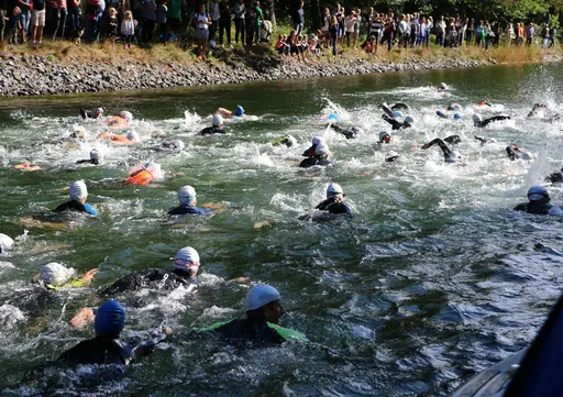 Det numera årliga eventet Dalarö Triathlon!