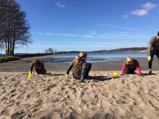 lördagspass med fokus på konditionsträning och mycket flås uppstod!