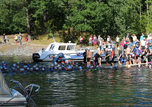 Det numera årliga eventet Dalarö Triathlon!