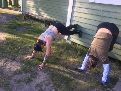 årets första bad!