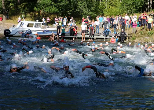Det numera årliga eventet Dalarö Triathlon!