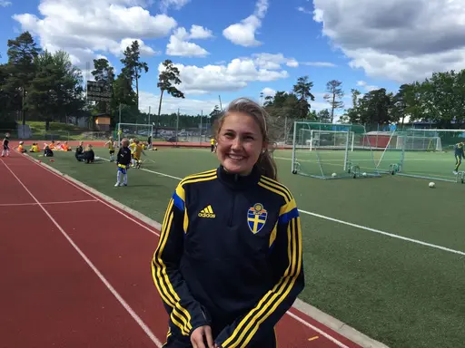 David Nydeström, Förbundskapten, Matilda, spelare, Kajsa, spelare, Frida Schylström, Förbundskapten målvaktstränare, Ebba, Spelare, Isabelle Tunäng, Förbundskapten
