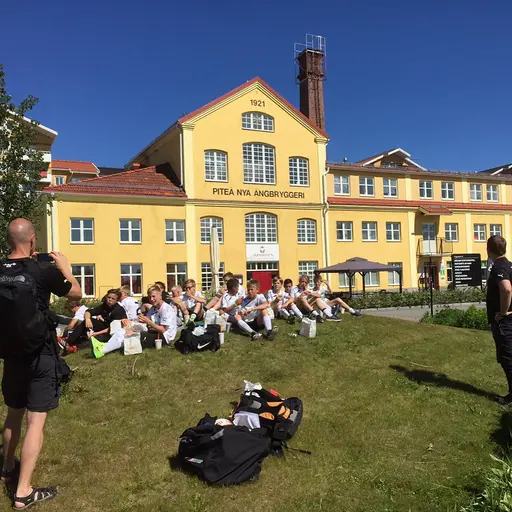 Vackert sommarväder mötte Järla vår sista dag i Piteå!