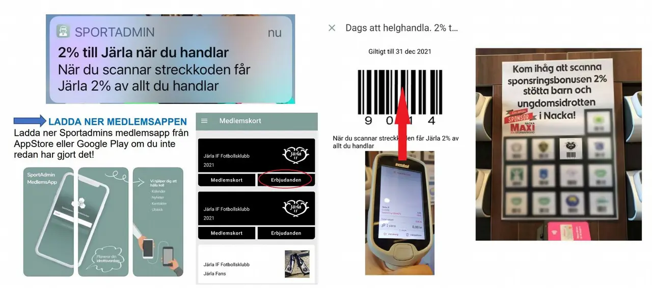 Enkel gest för att stödja din förening varje gång du handlar.