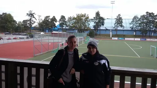 Järla IF FK Media fick sig en pratstund med Lagledare Marlene och tränare Francisca!
