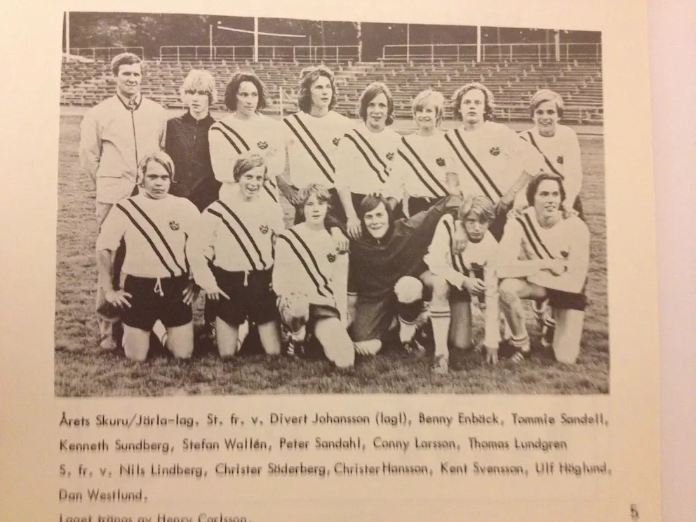 Laget som lirade i Järlaträffen 1970.