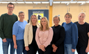Fr.v. Martin Bengtsson, Karin Klintbäck, Cecilila, Fossan, Carina Henning, Helén Hjerpe, Petra Karlsson och Sabina Blomqvist
