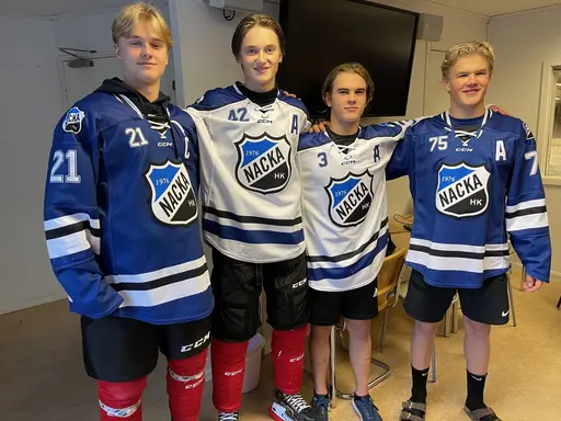 Sam Lindhagen Mellbin, Isak Larsson, Samuel Ingelsson och Oskar Spjuth