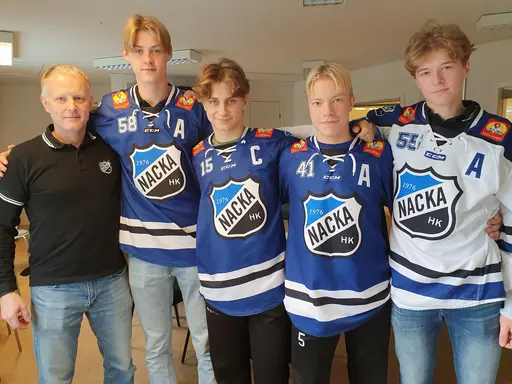 Magnus Ramström, Viking Gustafsson Nyberg, Emil Kivistö, Pelle Ringström och Markus Ekroth