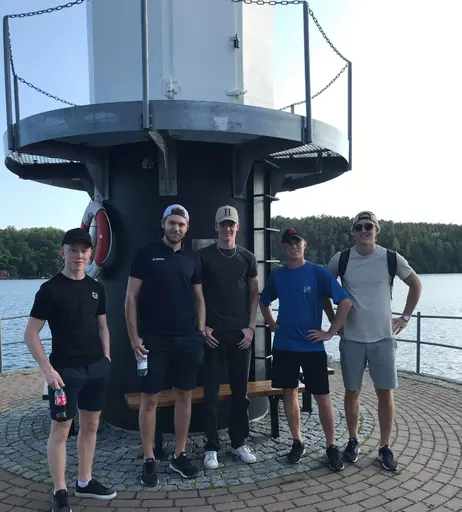 Några av grupperna som vandrat