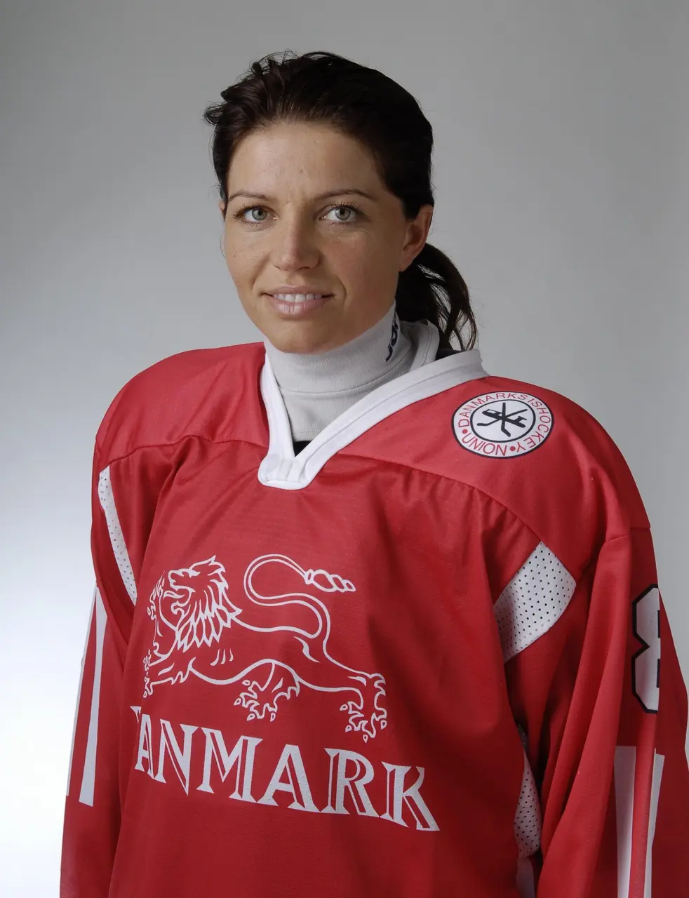 Gosia Leszkowicz i danska landslagströjan!