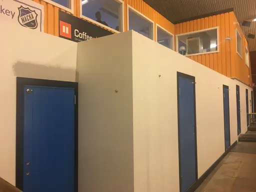 De nya utrymmena under cafeterian