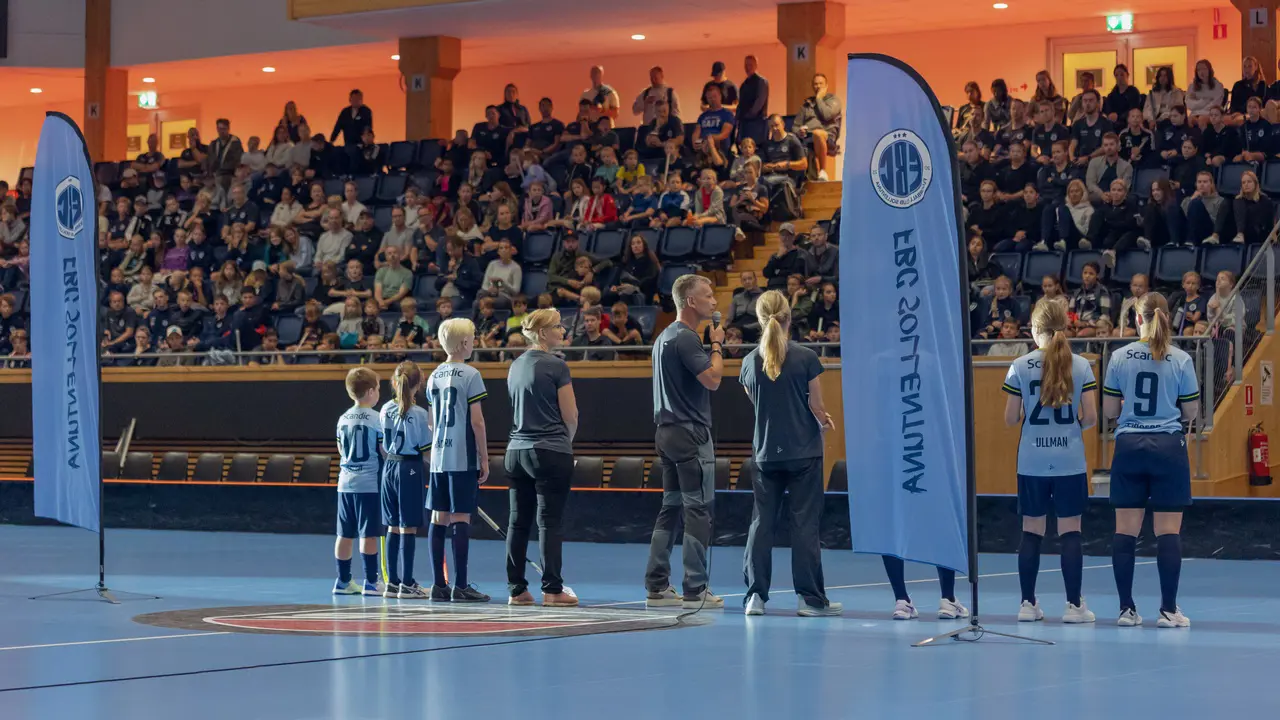 Intro och välkomsttal i IFU Arena, Uppsala