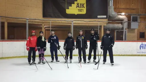 22/12 fick ÅIK:s ungdomar (ett 40-tal) träffa ÅIK:s hockeyambassadörer som spelar i i andra klubbar. I blickpunkten förstås Sebastian Ohlsson Skellefteå AIK:s SHL-lag