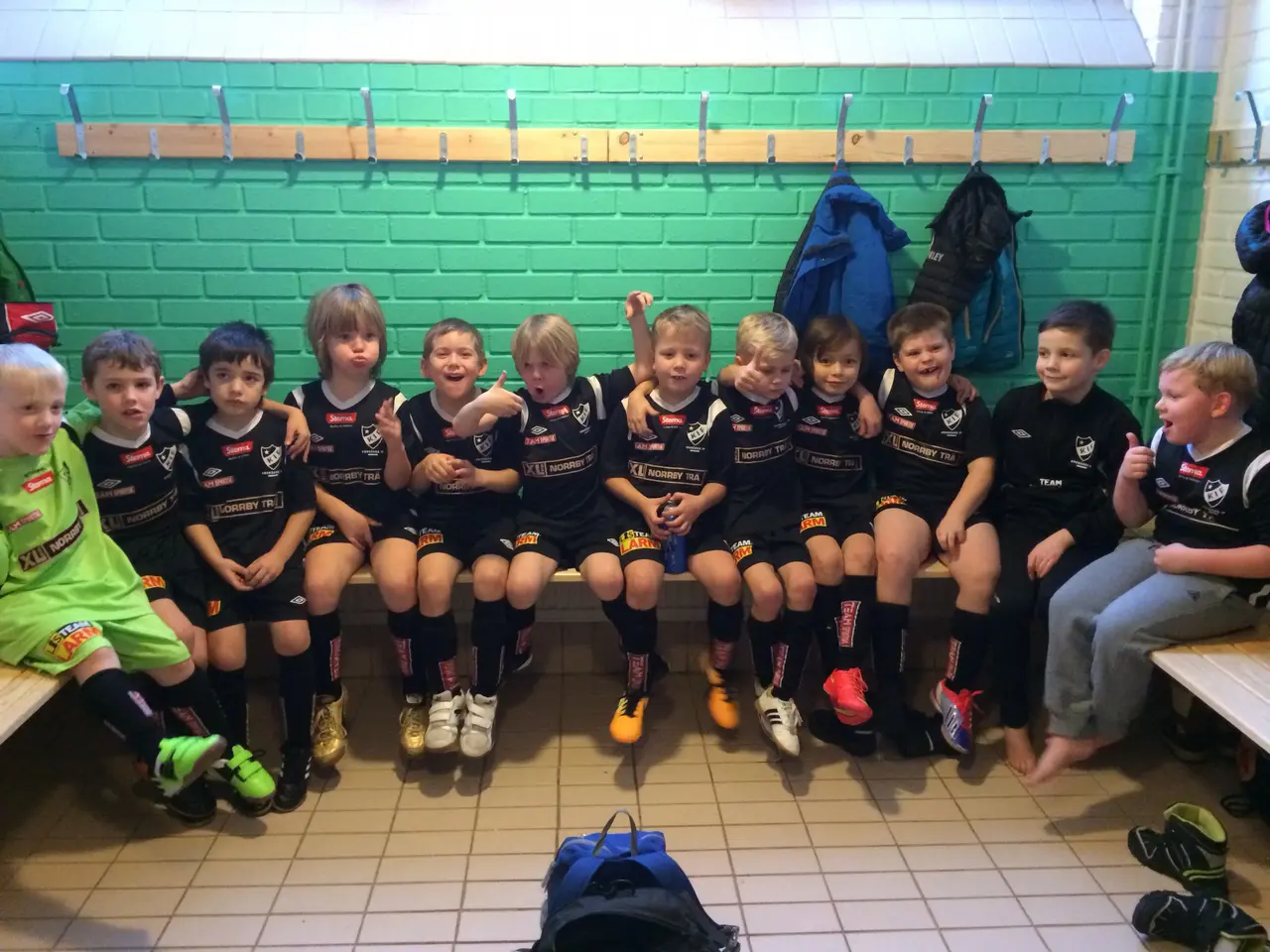 Nöjda killar efter en väl genomförd cup!