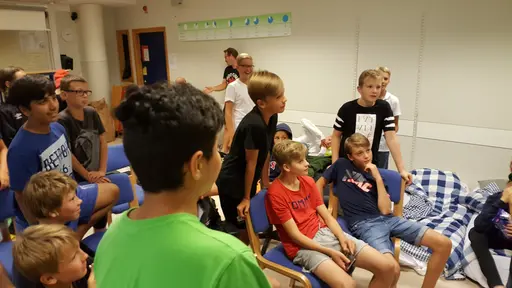 Mycket energi och förväntningar första kvällen!