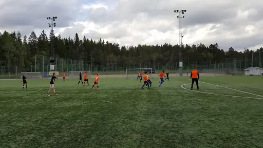 En träning där även Isak var i tid. 
