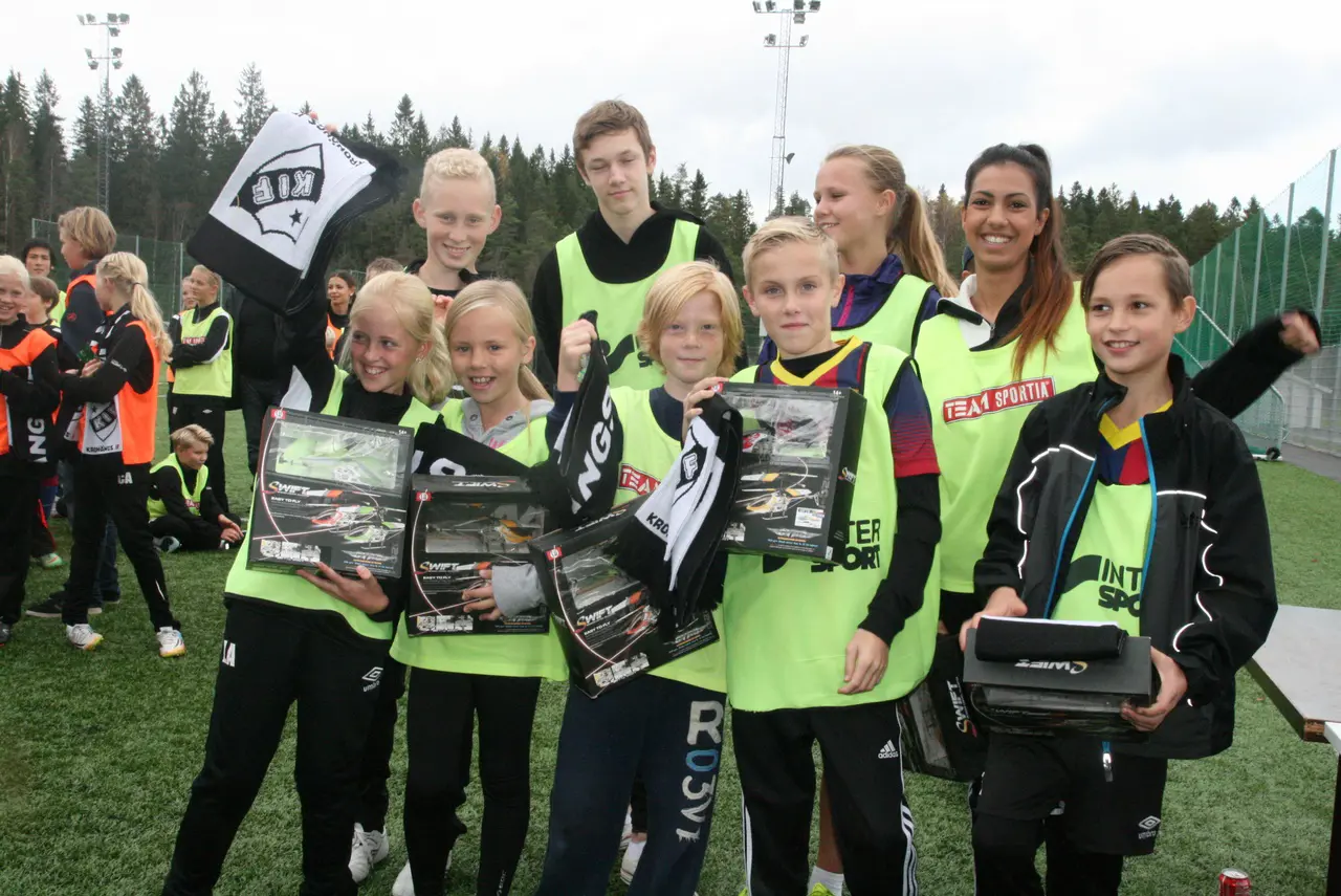 Det vinnande laget i Kronängsmästerskapet 2014: Barcelona-Madrid.