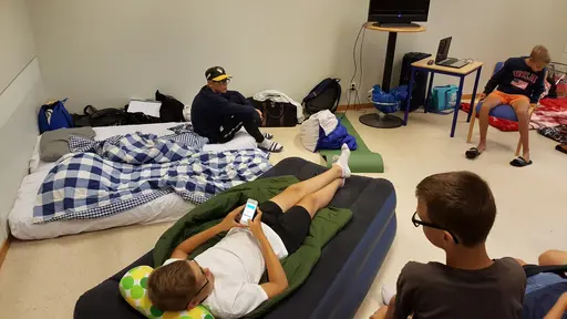 Mycket energi och förväntningar första kvällen!