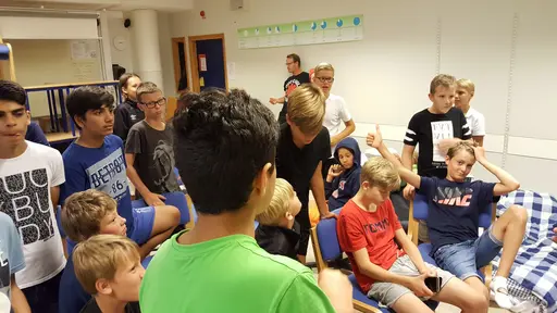 Mycket energi och förväntningar första kvällen!
