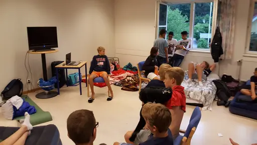 Mycket energi och förväntningar första kvällen!