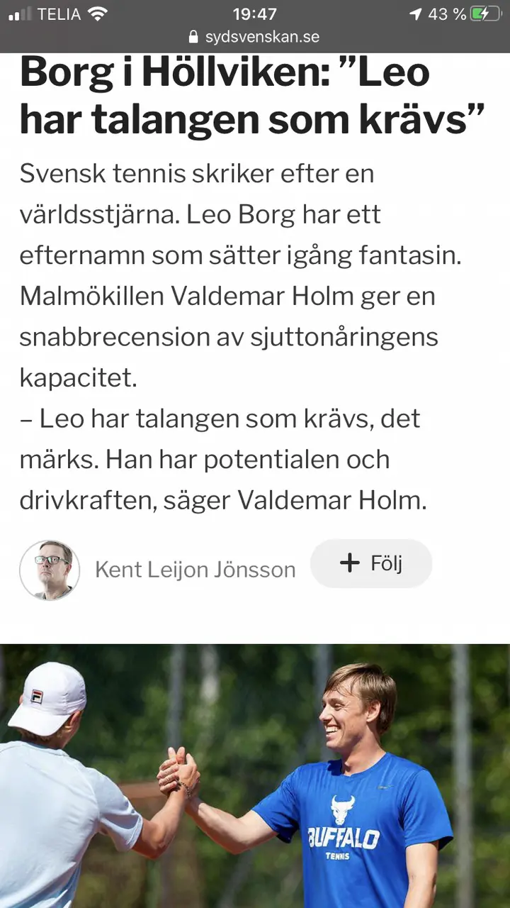 Sydsvenskan på plats i Höllviken