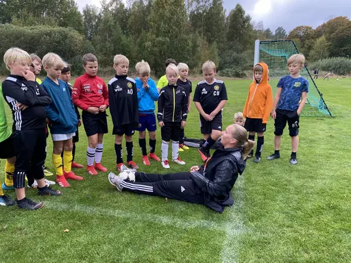 Avslutningslekar med hela gänget höst 2020.