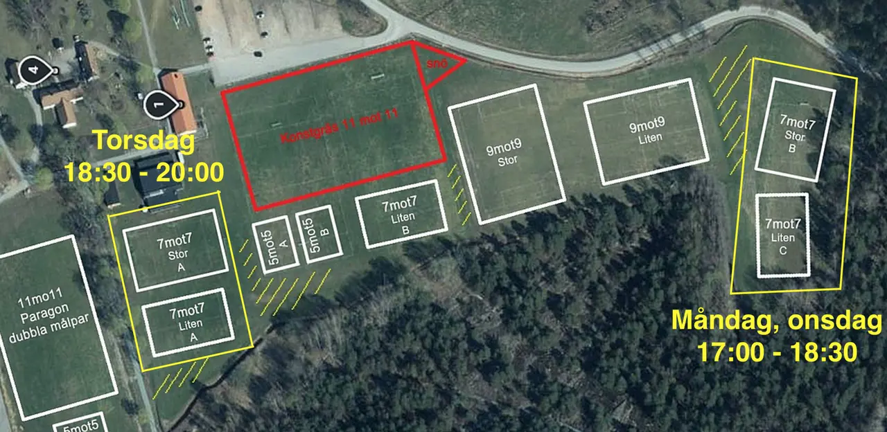 Träningsplaner på Karstorp våren 2024 P12