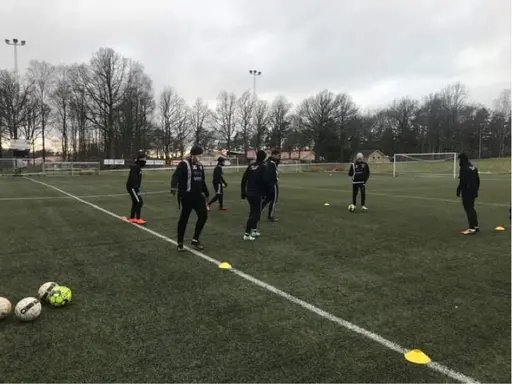 Bilder från första träningspasset 2021