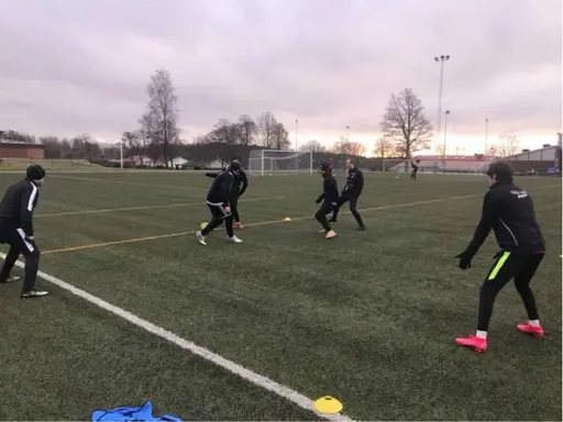 Bilder från första träningspasset 2021