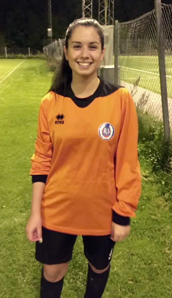 Jessica vårt nya tillskott, målvakt dessutom :)