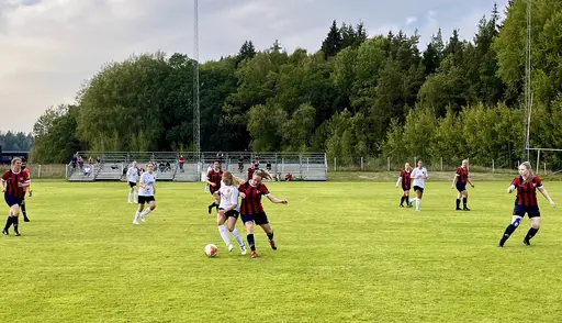 Tjejerna krigar på ...