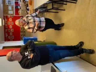 Deltagarrekord på dagens fika i klubblokalen!