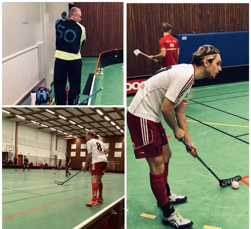 #50 Crister Bragd, #8 Andreas och till höger, el capitano Rasmus Biffen Johansson. 