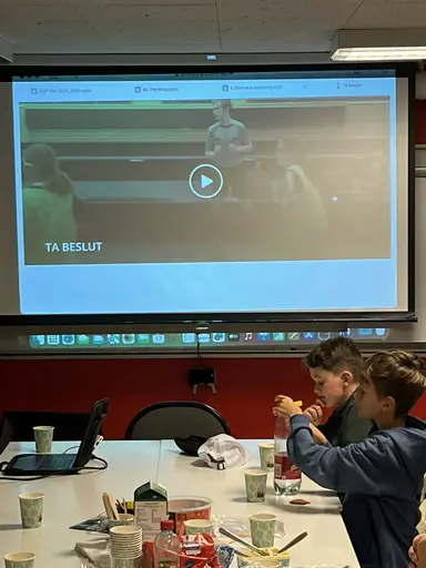Kvällens deltagare vid matchledarutbildningen