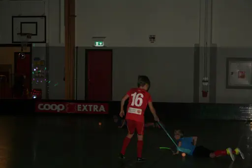 Sista träningen för säsongen blev de "Disco innebandy"