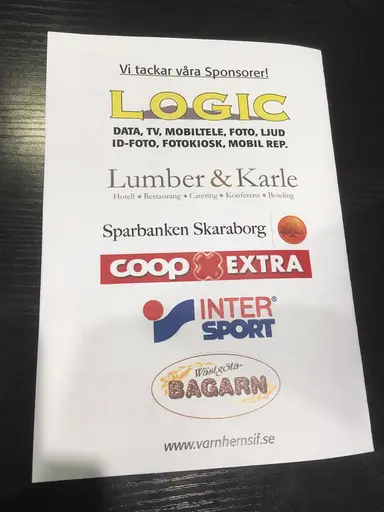 Mycket proffsigt med program från Logic, bra jobbat Robban och Mackan!