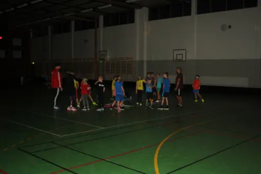 Sista träningen för säsongen blev de "Disco innebandy"