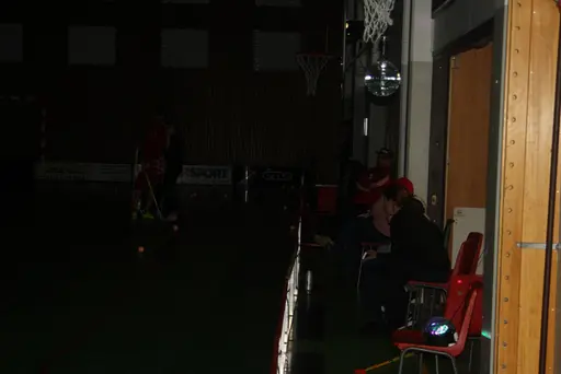 Sista träningen för säsongen blev de "Disco innebandy"