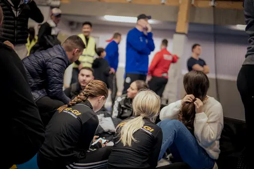 Raheeq Slaimani, minior -42 var klubbens enda tävlande för dagen men vi hade en fd Yong-gi fighter som körde i Master -68, Gabi Kabrial.