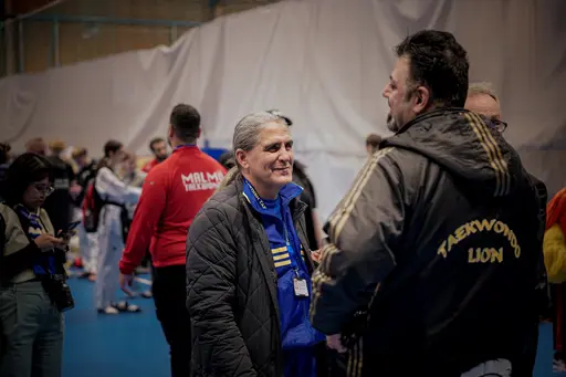 Raheeq Slaimani, minior -42 var klubbens enda tävlande för dagen men vi hade en fd Yong-gi fighter som körde i Master -68, Gabi Kabrial.