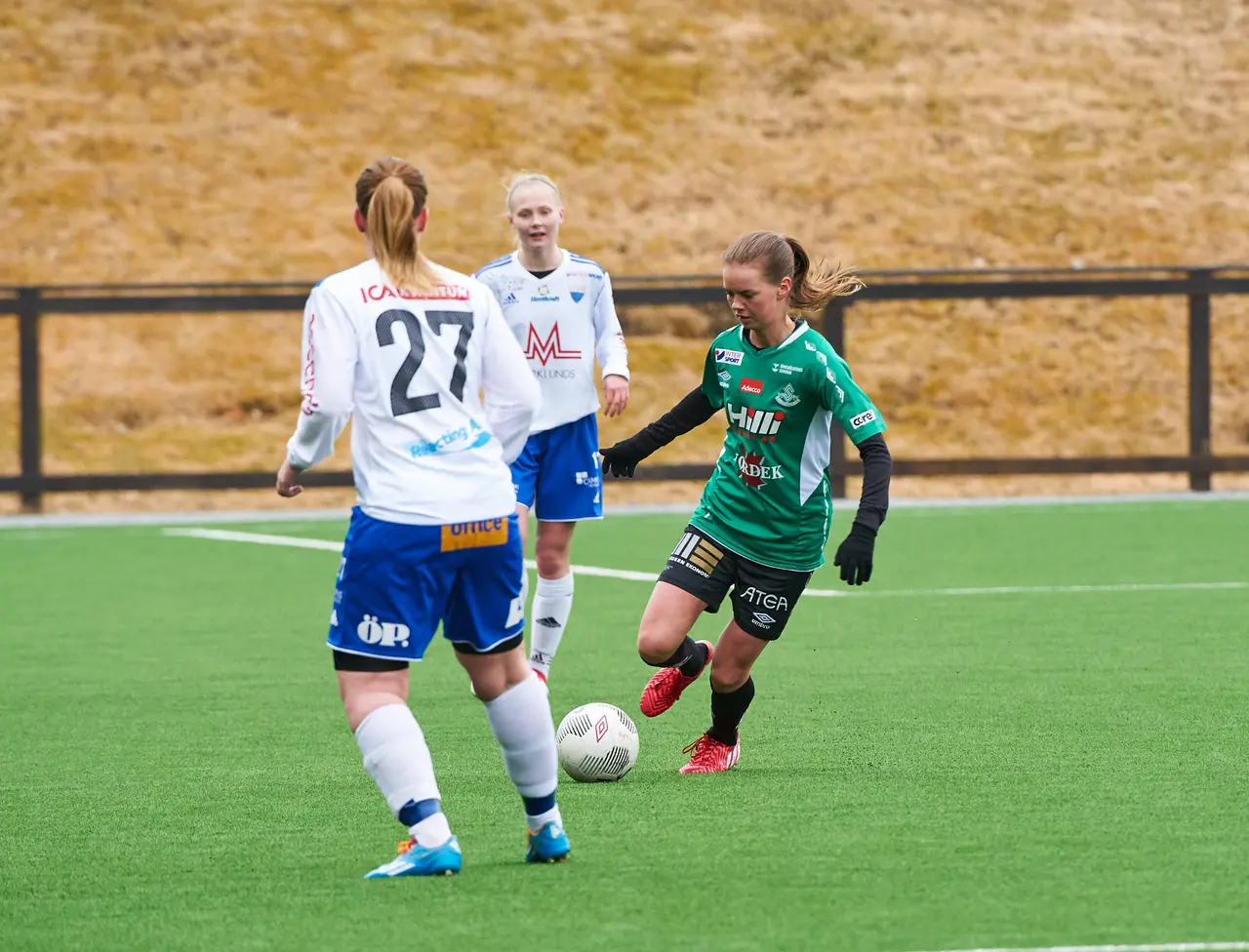 Elin Sahlin prisades välförtjänt som bästa hemmaspelare i segermatchen vs IFK Åkullsjön. Foto: Per Ågren, MediaBild