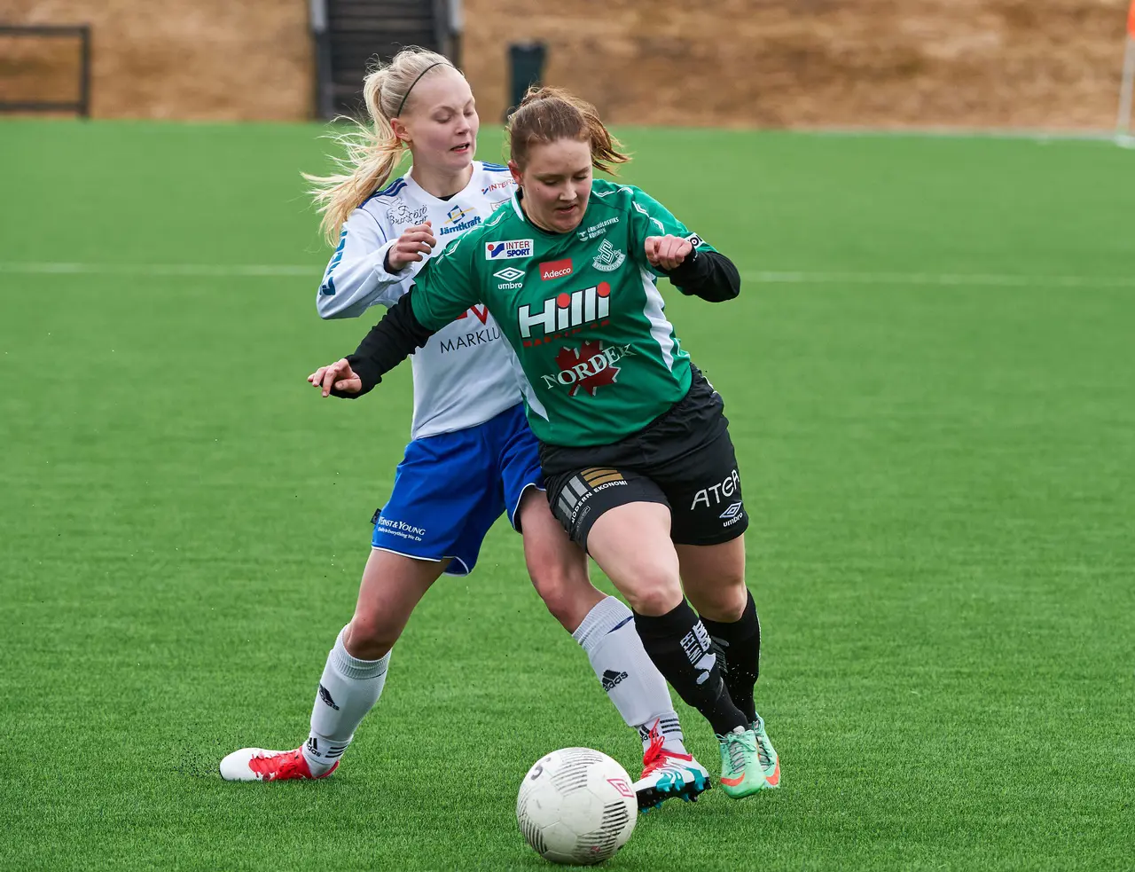 Ida Sjöström fick - och tog förtroendet från start och gjorde tillsammans med övriga en stabil och bra insats i vinsten mot Krokom Dvärsätt. Foto: Per Ågren, MediaBild