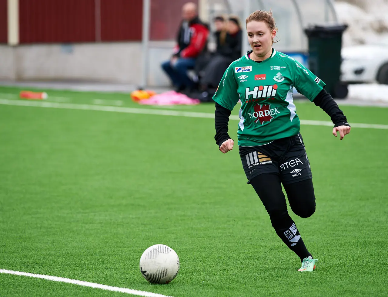 Ida Sjöström har stått för en överlag mycket stark debutsäsong i A-laget och gjorde i den senaste matchen mål på nytt! Foto: Per Ågren, MediaBild