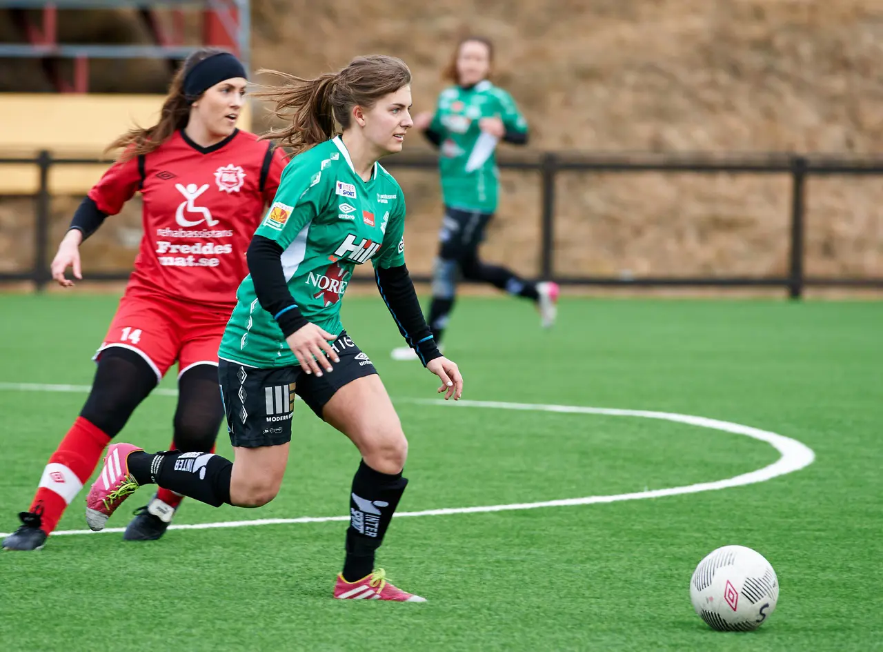 Erika Strandberg och hennes Själevad har visat stabil form och kommer till matchen mot Notviken med fyra raka vinster. Foto: Per Ågren, MediaBild
