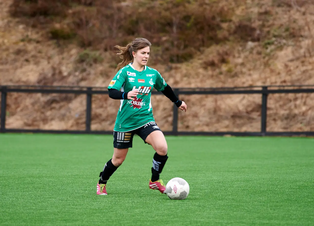 Erika Strandberg var bästa Själevadsspelare i matchen mot IFK Timrå. Foto: Per Ågren, MediaBild